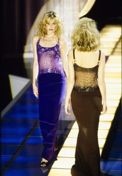 versace pelze 1996|versace runway dresses.